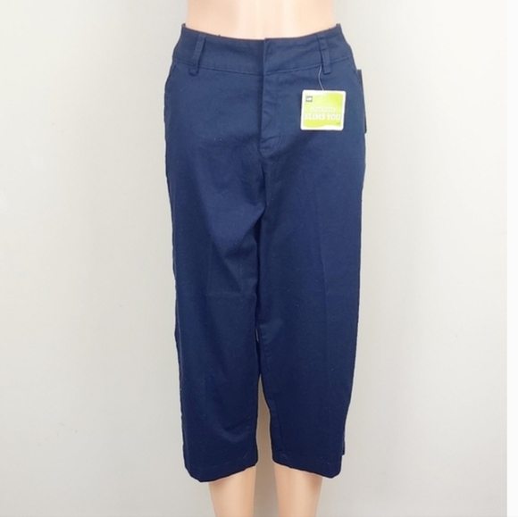 Lee Natural Fit Just Below The Waist Capri Pants - Picture 1 of 9